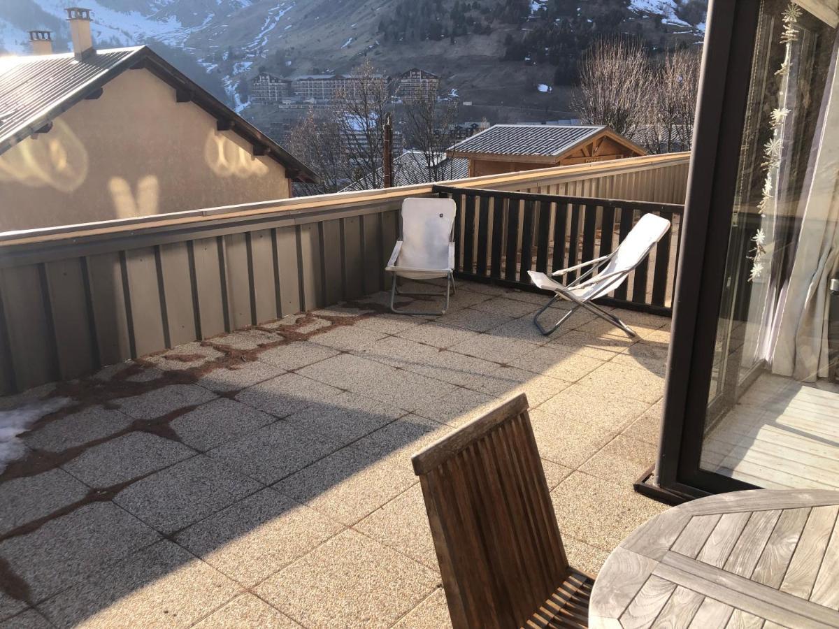 Grand Studio La Foux D Allos Avec Vue Et Terrasse Екстер'єр фото